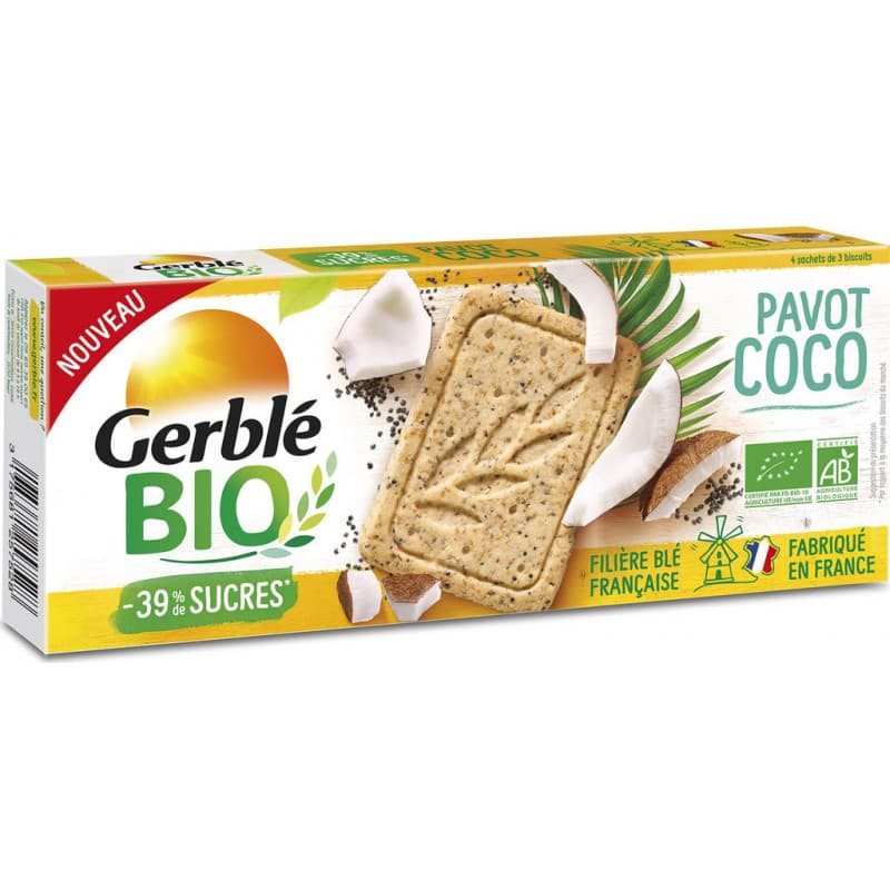 Organic Coconut Poppy Biscuit