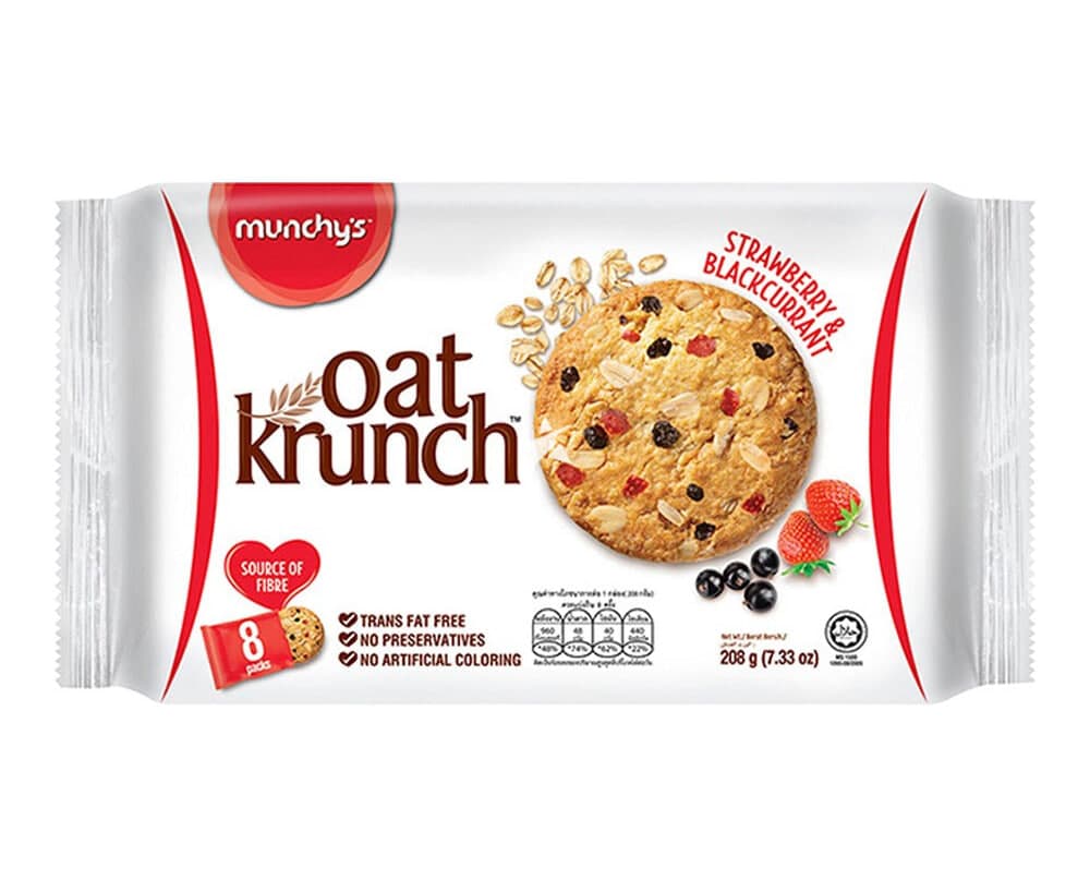 Oat Krunch Chunky Strawberry & Blackcurrant