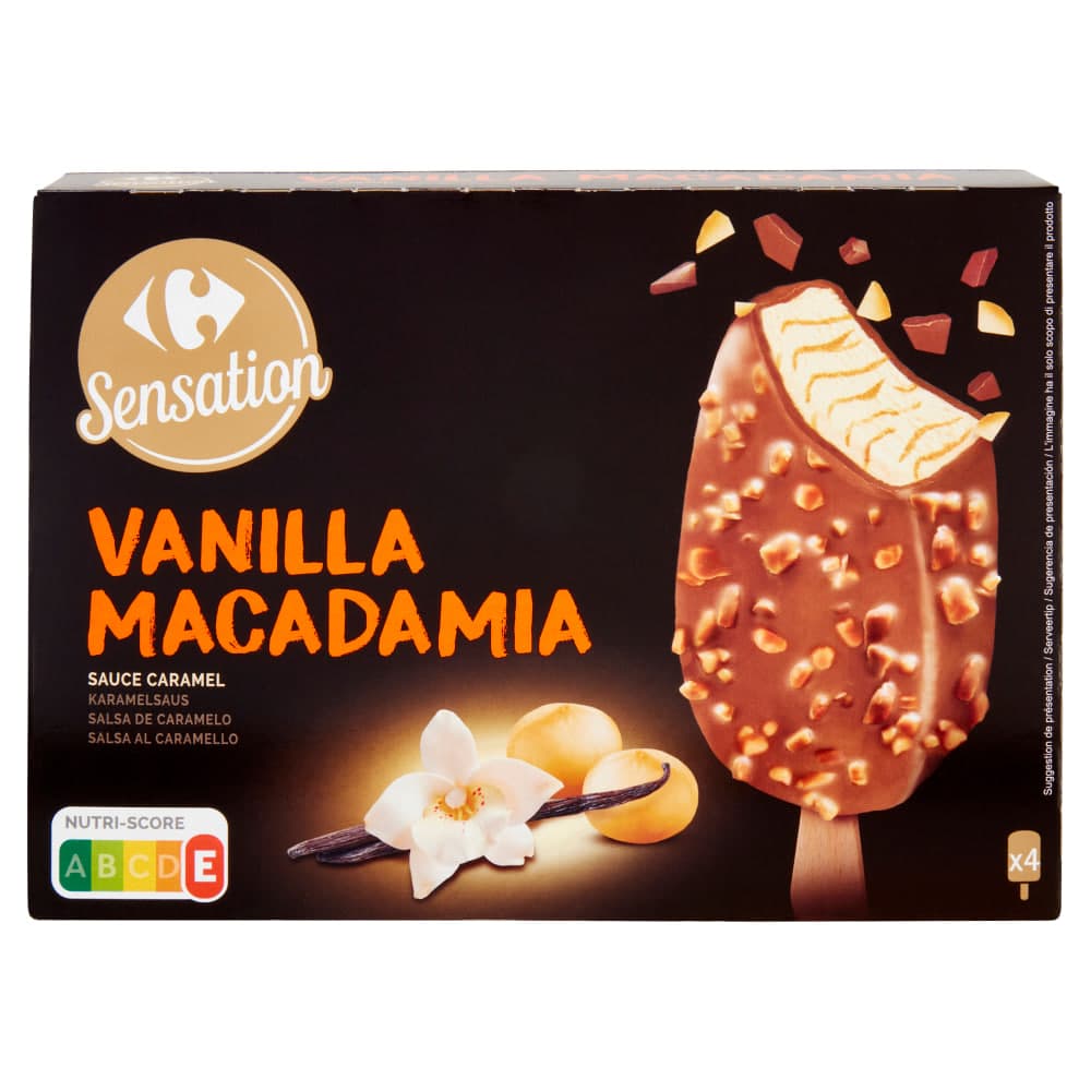 Glace Chocolate Vanilla Macadamia - Sensation