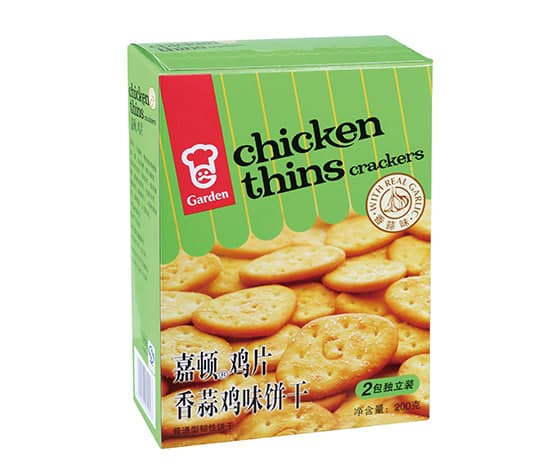 Chicken Thins Crackers - Garden