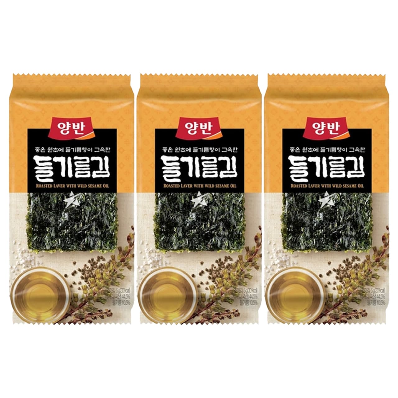 Roasted Laver with Perilla Oil - Dongwon