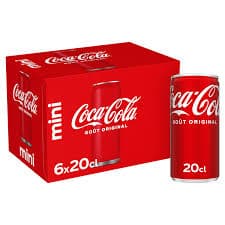 Mini Coca Cola Can 20cl Pack X6