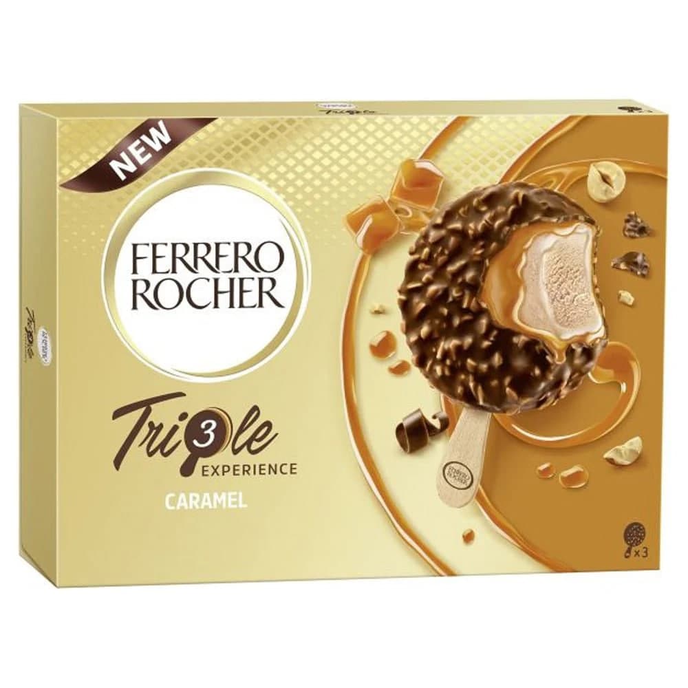Triple Caramel Ice Cream Sticks