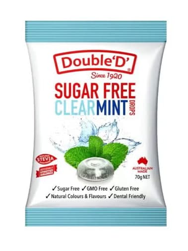 Sugar Free Clear Mint - Double'D