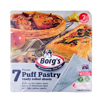 Puff Pastry Ready Rolled Sheets - Borg's