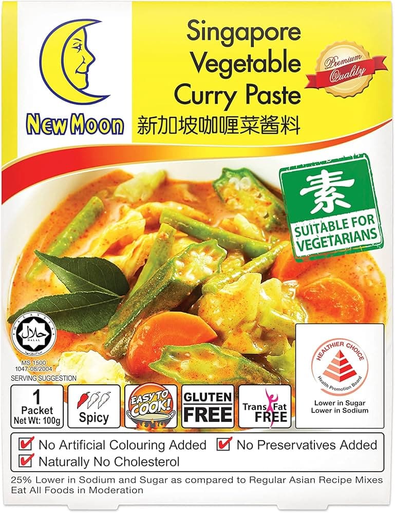 Singapore Vegetable Curry Paste - NewMoon