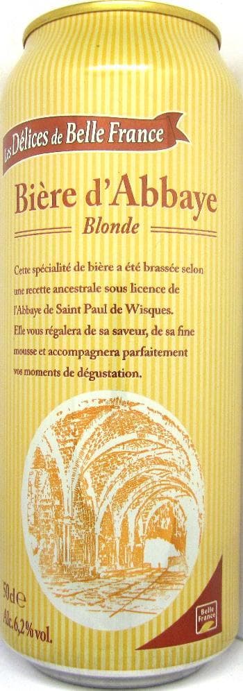 d'Abbaye Blonde Beer - Belle France