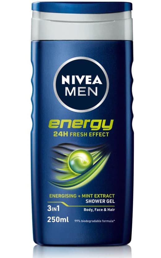 Energising Mint Extract Shower Gel - Nivea Men