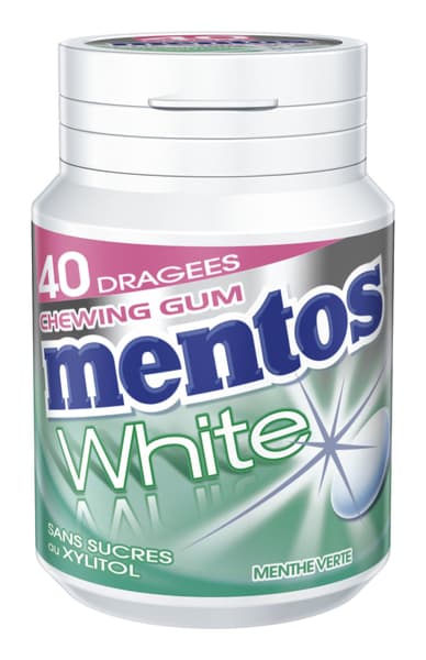 Chewing Gum White Green Mint Sugar Free
