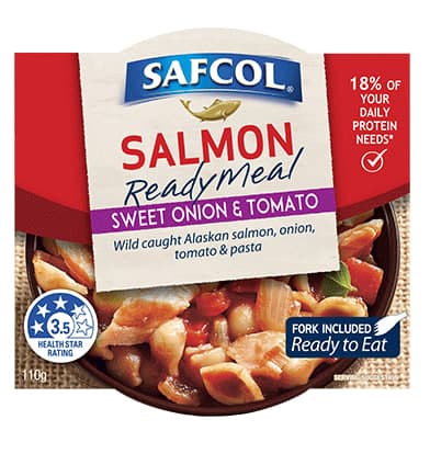 Salmon Ready Meal Sweet Onion & Tomato - Safcol
