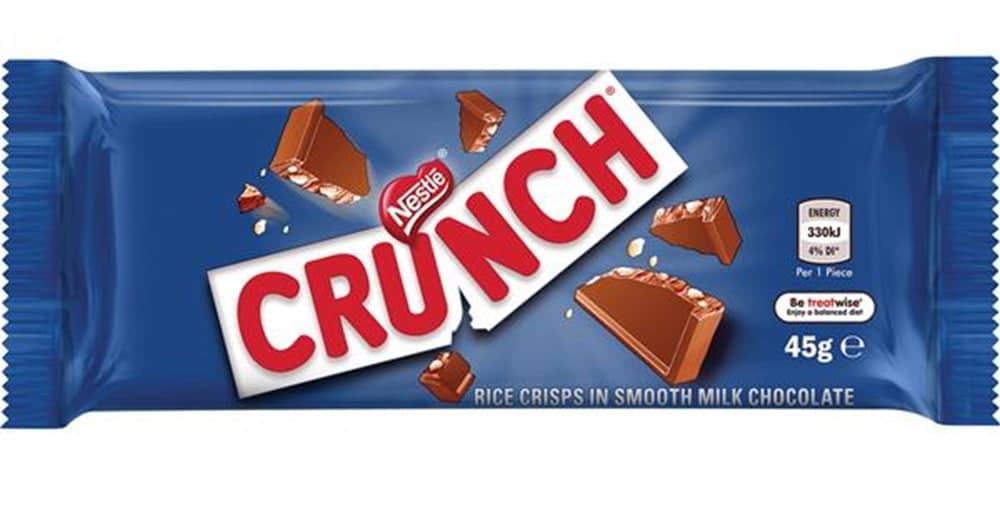 Crunch Milk Chocolate and Rice Crisp - Nestlé