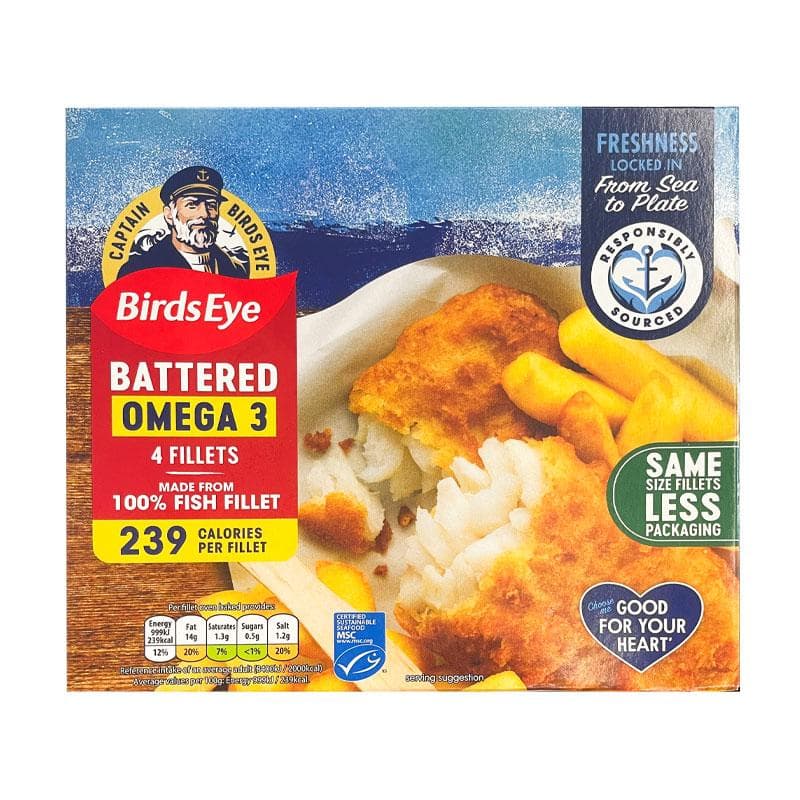 Battered Omega 3 Fish Fillets - BirdsEye