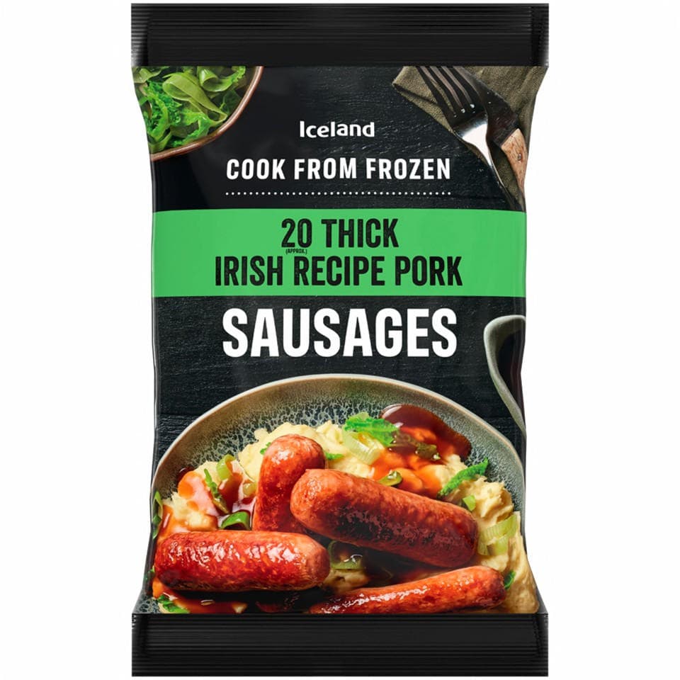 Thick Irish Recipe Pork Sausage