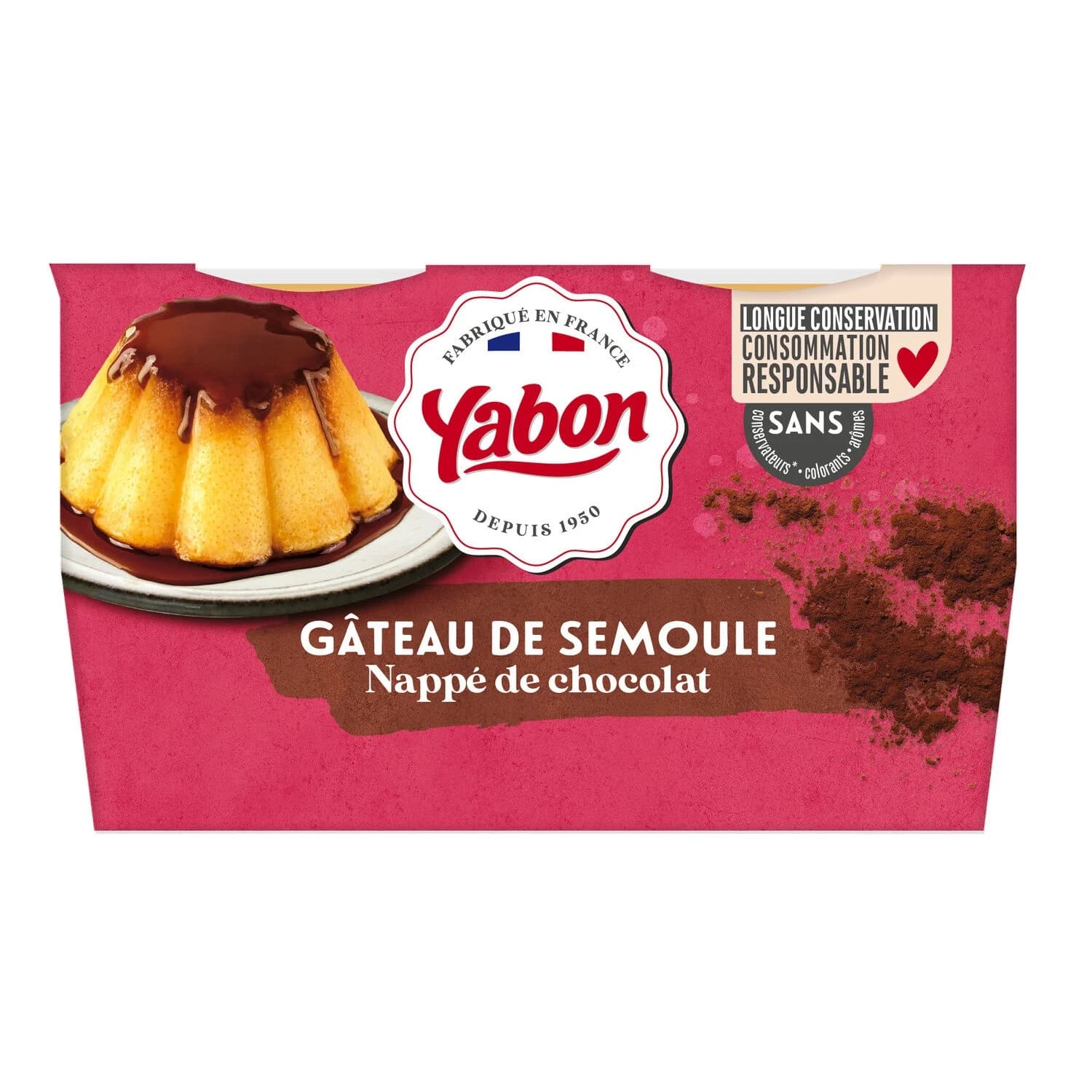 Chocolate Semolina Cake - Yabon