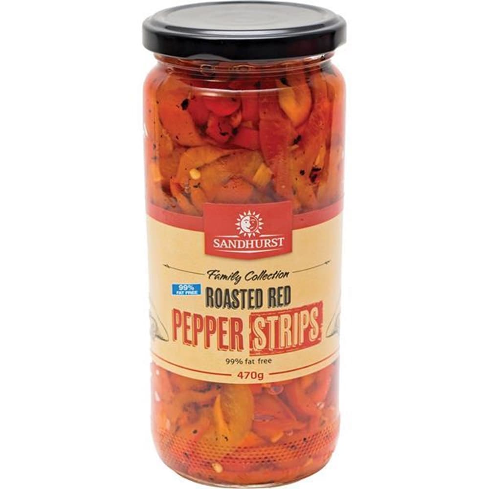 Roasted Red Pepper Strips