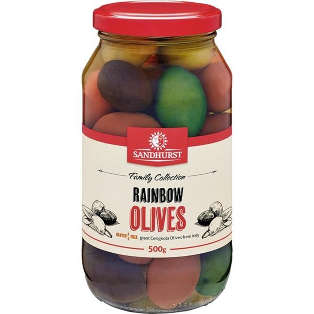 Rainbow Olives - Sandhurst