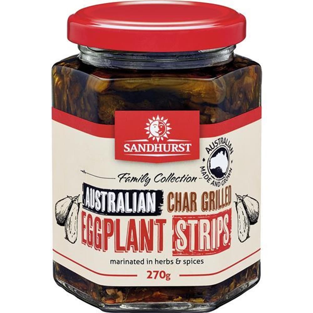 Australian Char Grilled Eggplant Strips