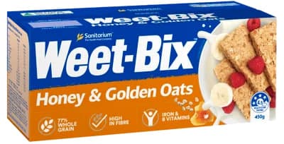 Weet-Bix Honey & Golden Oats 1