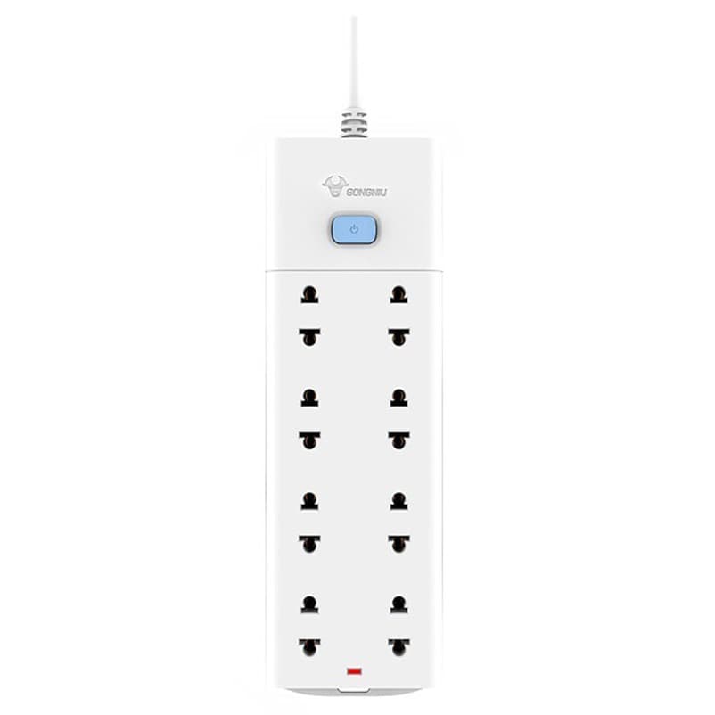 Multi-function Power 3m 8 Sockets 1 Switch 2500W