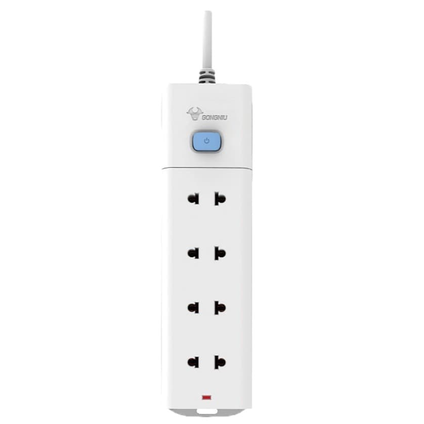 Multi-function Power 5m 4 Sockets 1 Switch 2500W - Bull