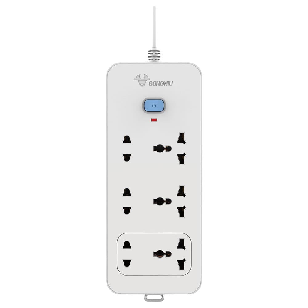 Multi-function Power 5m 6 Sockets 1 Switch 2500W
