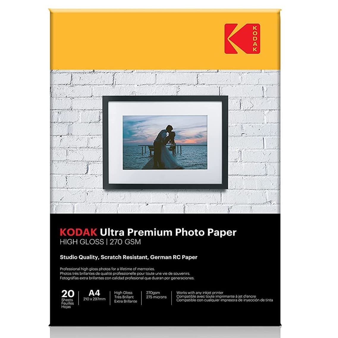 Ultra Premium Photo Paper High Gloss A4 280GSM - Kodak