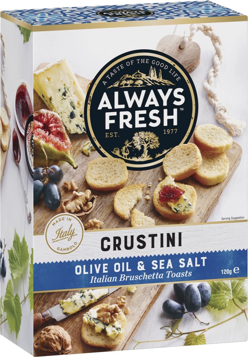 Crustini Olive Oil & Sea Salt