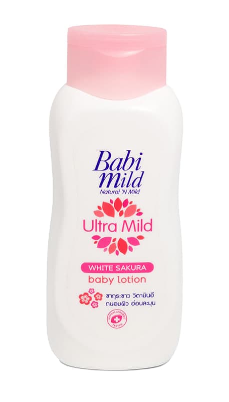 Ultra Mild White Sakura Baby Lotion - Babi Mild
