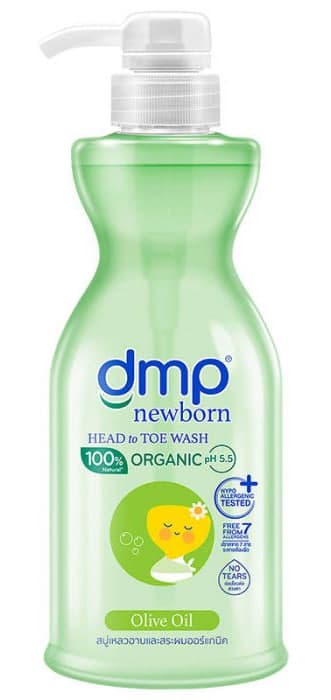 New Born Head to Toe Wash Organic Olive Oil - dmp