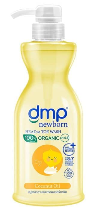 New Born Head to Toe Wash Organic Coconut Oil - dmp