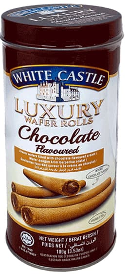 Luxury Cream Wafers Chocolate Rolls