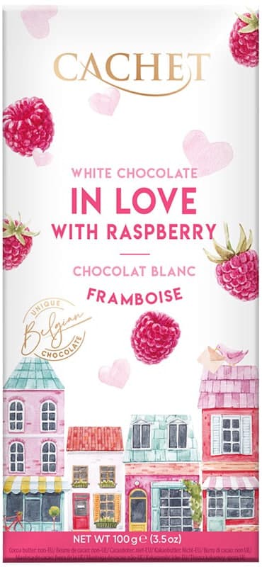 White Chocolate in Love with Raspberry