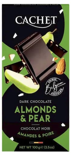 Dark Chocolate Almond & Pear - Cachet