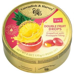 Double Fruits Drops Grapefruit with Pineapple Filling - Cavendish&Harvey	