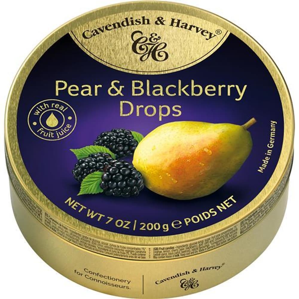 Pear & Blackberry Drops