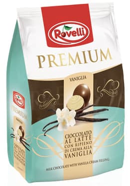 Milk Chocolate with Vanilla Cream Filling - Rovelli Premium