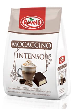 Dark Chocolate with Milk Cream and Coffee Nibs - Rovelli Premium