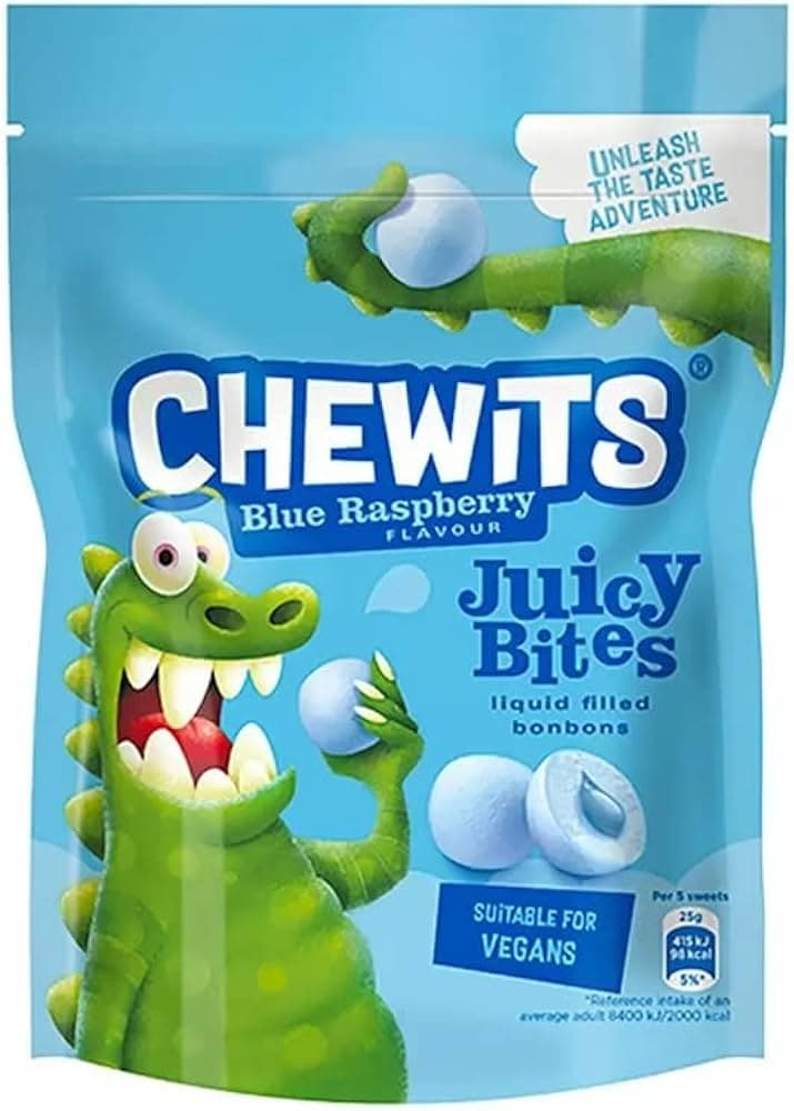 Juicy Bite Blueberry Flavor - Chewits