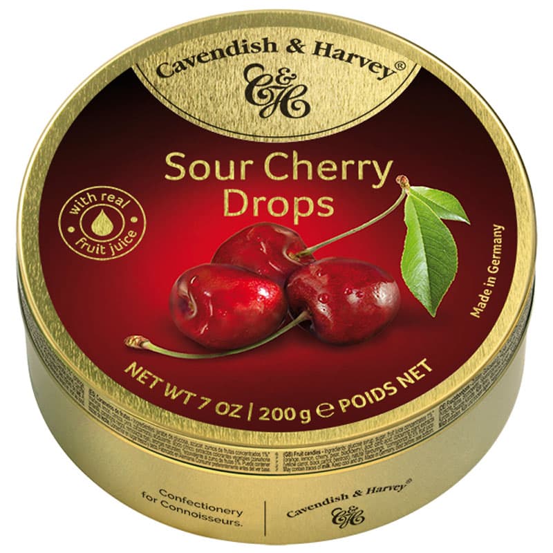 Sour Cherry Drops - Cavendish&Harvey
