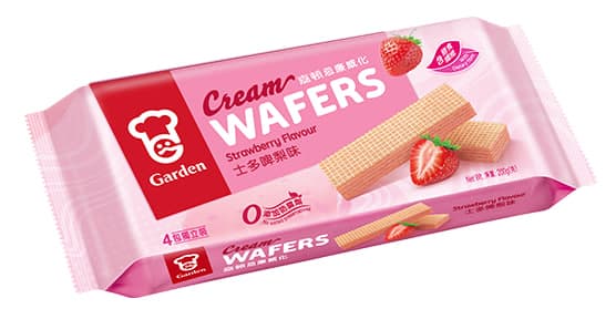 Cream Wafers Strawberry Flavor