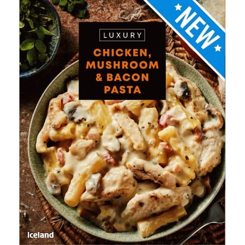 Chicken Mushroom & Bacon Pasta - Iceland