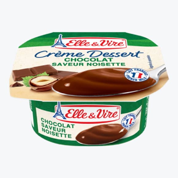 Dessert Cream Chocolate with Hazelnut - Elle & Vire