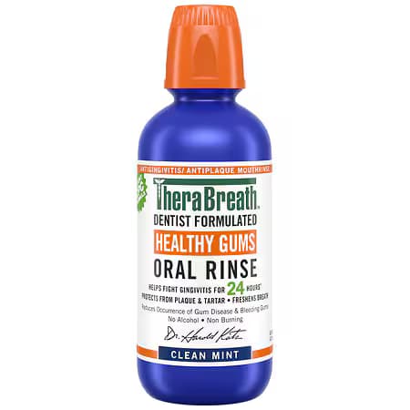 TheraBreath Healthy Gums Mouthwash Clean Mint