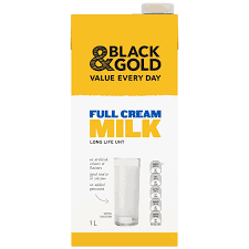 Australian Full Cream Milk - Black & Gold
