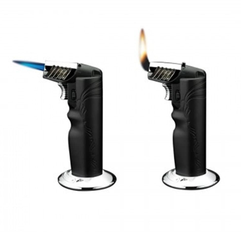 Oval Table Torch Lighter Black