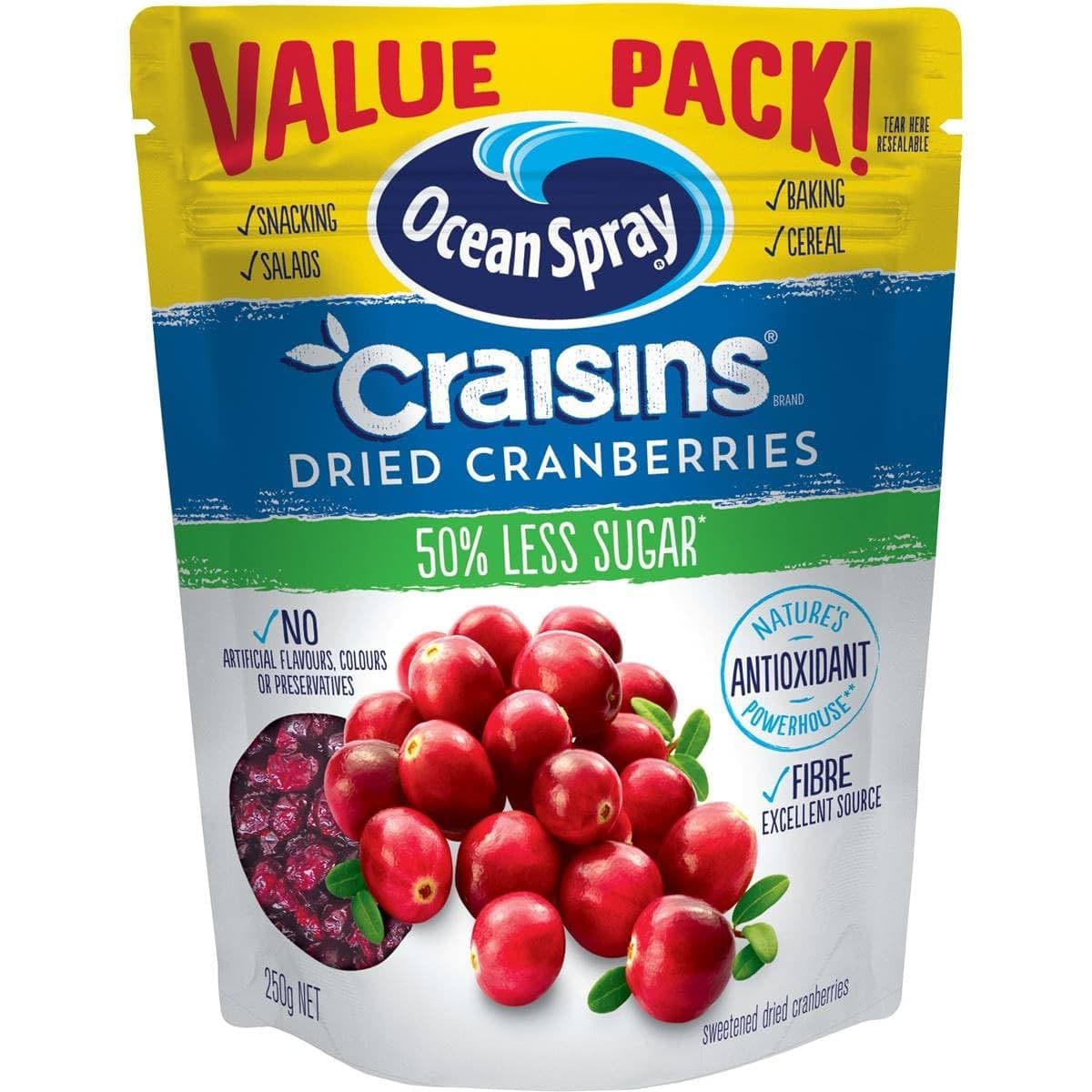 Craisin Cranberries Less Sugar