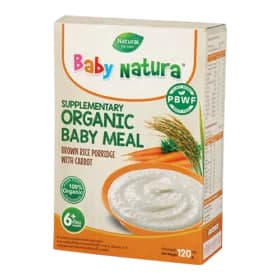 Organic Baby Meal Brown Rice Porridge with Carrot