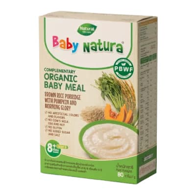 Organic Baby Meal Brown Rice Porridge with Pumpkin & Morning Glory