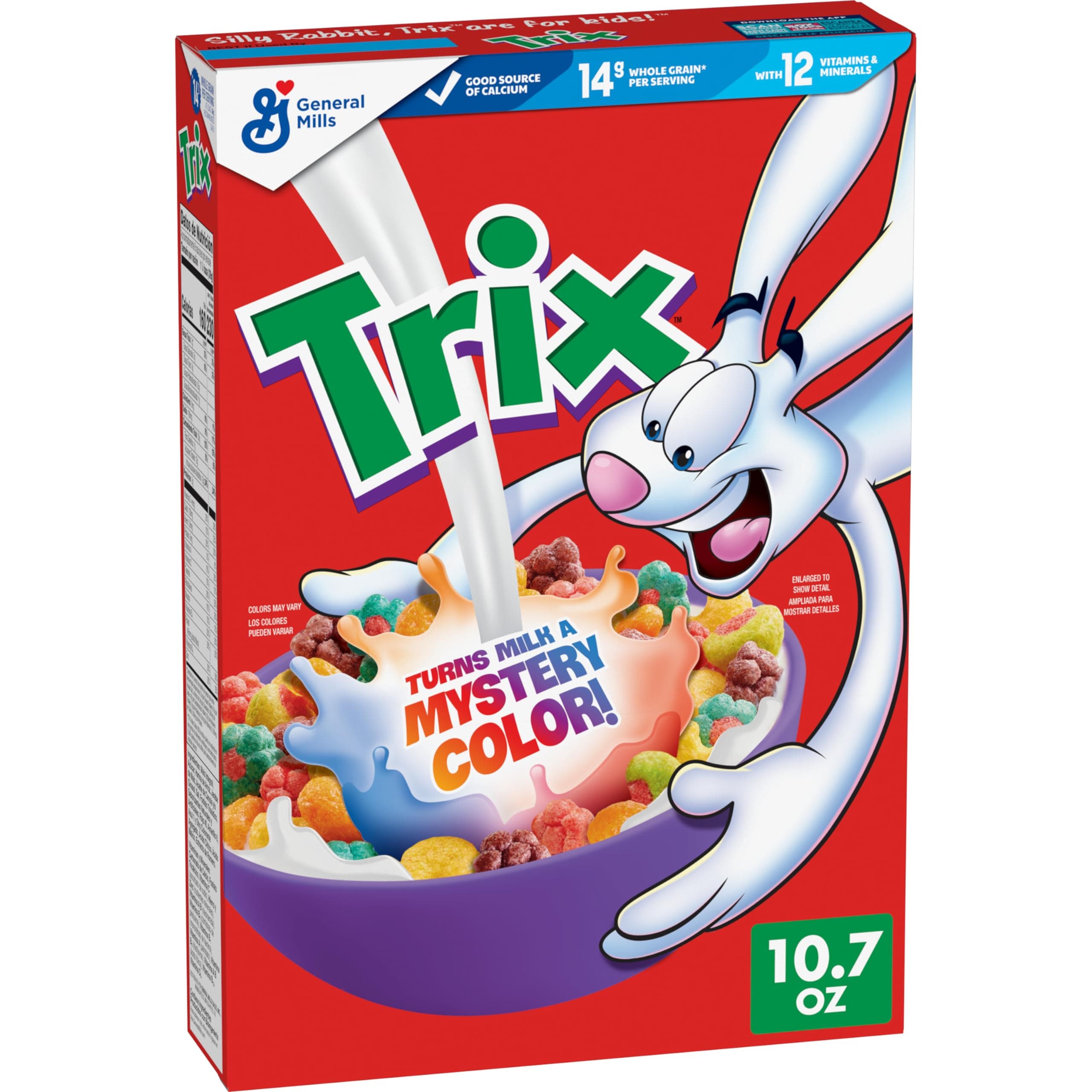Trix Turns Milk a Mystery Color