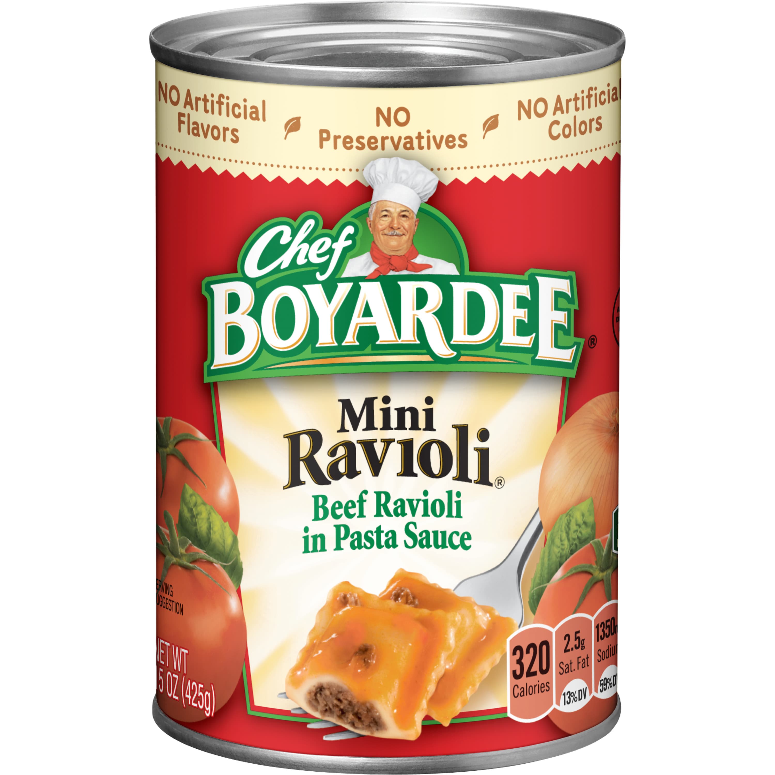 Mini Ravioli in Pasta Sauce